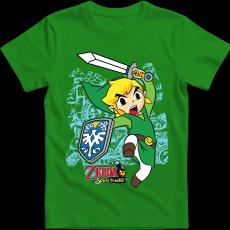 Createyou Zelda Spirit Track - Link - Férfi - Zöld - 3XL