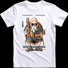 Createyou Zseniális Teknős 2 - Gyermek - Fehér - L