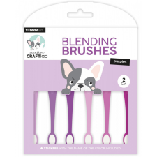 Creative Craftlab Purples Blender ecset CCL Blending brushes 2 cm 6 db ecset