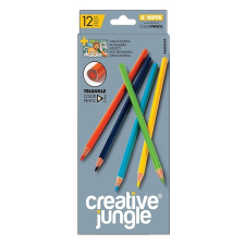 Creative Jungle Színes ceruza creative jungle grey háromszöglet&#369; 12 db/készlet aba1844a színes ceruza