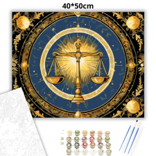 Creative Land Kft Aranyló mérleg - számfestő készlet kreatív és készségfejlesztő