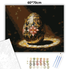 Creative Land Kft Aranyozott hímes tojás - számfestő készlet – 60×70 cm (Keretre feszítve) kreatív és készségfejlesztő
