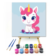 Creative Land Kft Bájos unikornis varázsa - gyerek számfestő készlet kreatív és készségfejlesztő