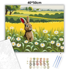 Creative Land Kft Éber nyuszi a réten - számfestő készlet kreatív és készségfejlesztő