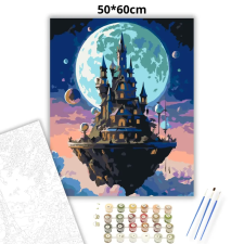 Creative Land Kft Felhők fölött - számfestő készlet – 50×60 cm (Keretre feszítve) kreatív és készségfejlesztő