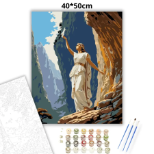 Creative Land Kft Hegyi jósnő - számfestő készlet – 40×50 cm (Keretre feszítve) kreatív és készségfejlesztő