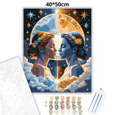 Creative Land Kft Ikrek kettőssége - számfestő készlet kreatív és készségfejlesztő