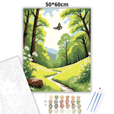Creative Land Kft Kanyargó ösvény - számfestő készlet – 50×60 cm (Keret nélkül) kreatív és készségfejlesztő