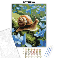 Creative Land Kft Kék virágok közt - számfestő készlet – 60×70 cm (Keret nélkül) kreatív és készségfejlesztő