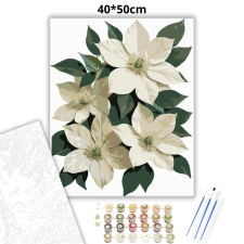 Creative Land Kft Klemátisz virágok - számfestő készlet kreatív és készségfejlesztő