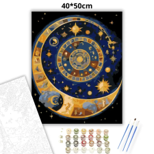 Creative Land Kft Kozmikus körforgás - számfestő készlet kreatív és készségfejlesztő