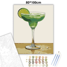 Creative Land Kft Margarita koktél - számfestő készlet – 80×100 cm (Keret nélkül) kreatív és készségfejlesztő