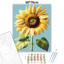Creative Land Kft Napfényes napraforgó - számfestő készlet – 60×70 cm (Keret nélkül) kreatív és készségfejlesztő