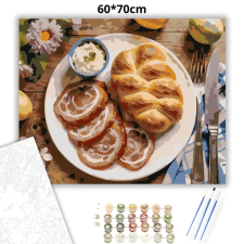 Creative Land Kft Otthonos húsvéti kalács - számfestő készlet – 60×70 cm (Keret nélkül) kreatív és készségfejlesztő