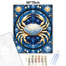 Creative Land Kft Rák csillagjegy - számfestő készlet – 60×70 cm (Keret nélkül) kreatív és készségfejlesztő