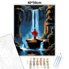 Creative Land Kft Sejtelmes mágus - számfestő készlet – 40×50 cm (Keretre feszítve) kreatív és készségfejlesztő