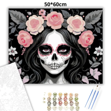 Creative Land Kft Sötét rózsakoszorú - számfestő készlet – 50×60 cm (Keret nélkül) kreatív és készségfejlesztő