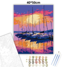 Creative Land Kft Tükröződő vitorlások - számfestő készlet kreatív és készségfejlesztő