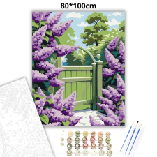 Creative Land Kft Üde orgonakapu - számfestő készlet – 80×100 cm (Keret nélkül) kreatív és készségfejlesztő