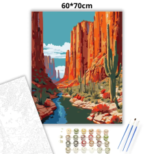 Creative Land Kft Vadregényes kanyon - számfestő készlet – 60×70 cm (Keret nélkül) kreatív és készségfejlesztő