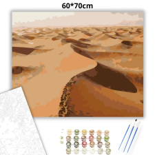 Creative Land Kft Végtelen homokdűnék - számfestő készlet – 60×70 cm (Keretre feszítve) kreatív és készségfejlesztő