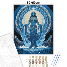 Creative Land Kft Vízöntő csillagjegy - számfestő készlet – 50×60 cm (Keretre feszítve) kreatív és készségfejlesztő