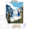 Creative Land Kft Zúgó yosemite-i vízesés - számfestő készlet – 60×70 cm (Keretre feszítve)
