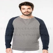  CREW NECK férfi raglán pamut pulóver férfi pulóver, kardigán