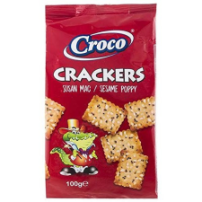 Croco szezám-só-mák ízű kréker 100g előétel és snack