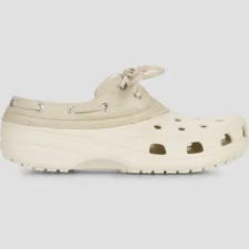 CROCS Klumpák Classic Boat Shoe Bézs 45 / 46 férfi papucs