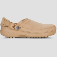 CROCS Klumpák Classic Crafted Vegan Suede Cg Bézs 43 / 44 női papucs