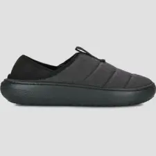 CROCS Klumpák Classic Sueded Moc Fekete 46 / 47 női papucs