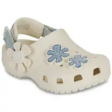 CROCS Klumpák Clsc Dnm Flwr Adj BackstrapCgT Fehér 27 / 28
