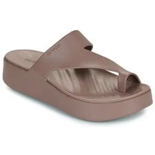 CROCS Lábujjközös papucsok GETAWAY PLATFORM TOE LOOP Barna 36 / 37 női papucs