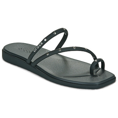 CROCS Lábujjközös papucsok MIAMI STUDDED TOE LOOP SANDAL Fekete 38 / 39