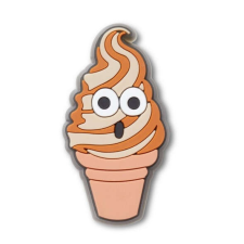 CROCS lights up ice cream jibbitz papucs kiegészítő unisex színes one férfi papucs