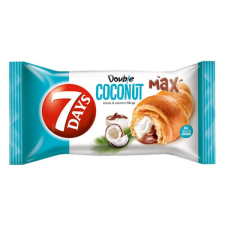  Croissant 7DAYS Double kakaós és kókuszos töltelékkel 80g csokoládé és édesség