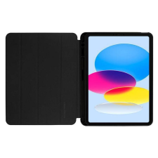 Crong FlexFolio Apple iPad 10.9" (2022) Flip tok - Fekete tablet tok