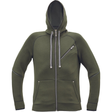  crv_03060130E5000 NEURUM kapucnis kardigán söt.olajzöld XS férfi pulóver, kardigán