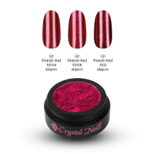 Crystal Nails - CHROMIRROR KRÓM PIGMENTPOR - PINKISH RED@ körömdíszítő