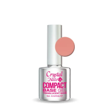 Crystal Nails - COMPACT BASE GEL TRANSLUCENT NUDE - 4ML műköröm zselé