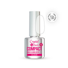 Crystal Nails - COMPACT HEMA FREE BASE GEL - CLEAR - 4ML lakk zselé