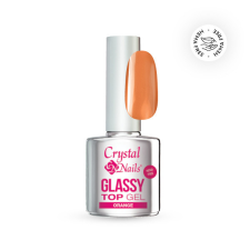  Crystal Nails - GLASSY TOP GEL - ORANGE - 4ML fényzselé