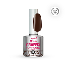  Crystal Nails - GRAFFIX POKING GEL - CHOCOLATE BROWN - 05 - 4ML lakk zselé