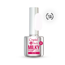 Crystal Nails - HEMA FREE - MILKY TOP GEL - WHITE - 8ML - THF fényzselé