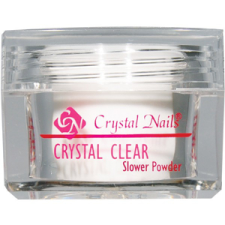 Crystal Nails - Slower - Crystal Clear - Átlátszó - Porcelánpor - 17gr - THF porcelánpor