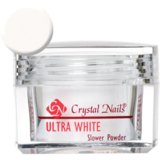 Crystal Nails - Slower - Ultra White - Porcelánpor - 17gr - THF porcelánpor
