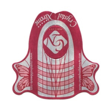 Crystal Nails - Xtreme Pillangó sablon - Stiletto segédvonallal - 300db tip