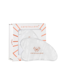 CRYSTALLOVE Clear Quartz Gua Sha Arcmasszírozó Lemez bőrápoló eszköz