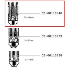 CS-00110940 Hajvágó előtét fésű 33-45mm pótfej, penge